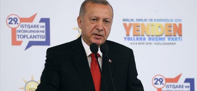 CUMHURBAŞKANI ERDOĞAN;YÜZDE 50 OY ORANI KORUNACAK