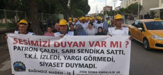 SOMALI MADENCİLER HAKLARINI ALMAK İÇİN ANKARA'DA YÜRÜYÜŞ BAŞLATTILAR