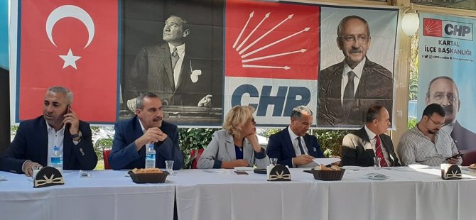 CHP KARTAL İLÇE BAŞKANLIĞI YEREL BASINLA BİR ARAYA GELDİ