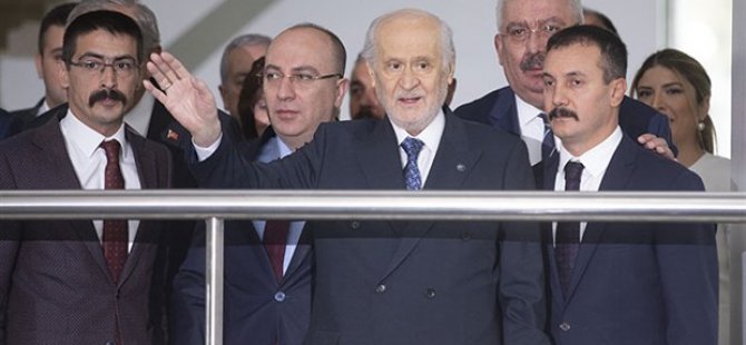 MHP GENEL BAŞKANI DEVLET BAHÇELİ MESAİSİNE BAŞLADI