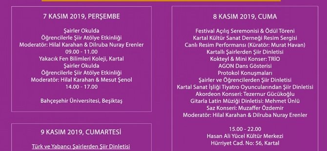 KARTAL BELEDİYESİ FEMİNİSTANBUL ŞİİR FESTİVALİNE EV SAHİPLİĞİ YAPIYOR