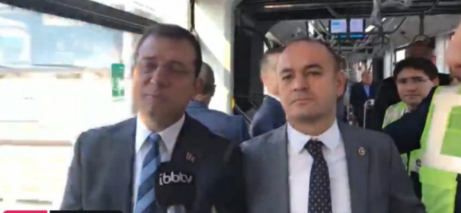 İBB BAŞKANI METROBÜSLERİ YERİNDE DENETLİYOR