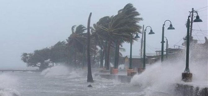 METEOROLOJİ'DEN  FIRTINA UYARISI