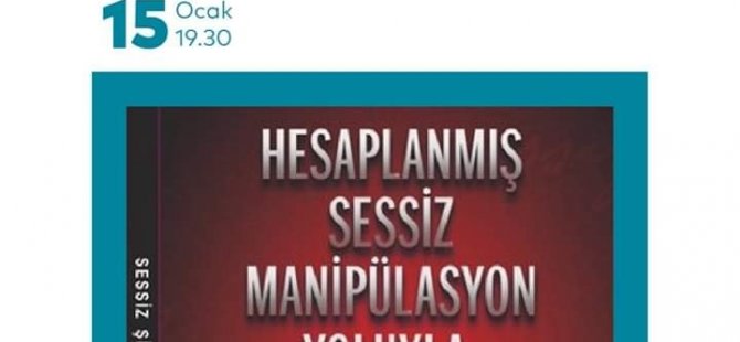 AV.YAZAR SERRA TAŞKÖPRÜ 15 OCAK'TA HASAN ALİ YÜCEL KÜLTÜR MERKEZİ'NDE