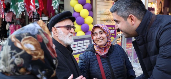 BAŞKAN GÖKHAN YÜKSEL ORHANTEPE MAHALLE HALKININ SORUNLARINI DİNLEDİ