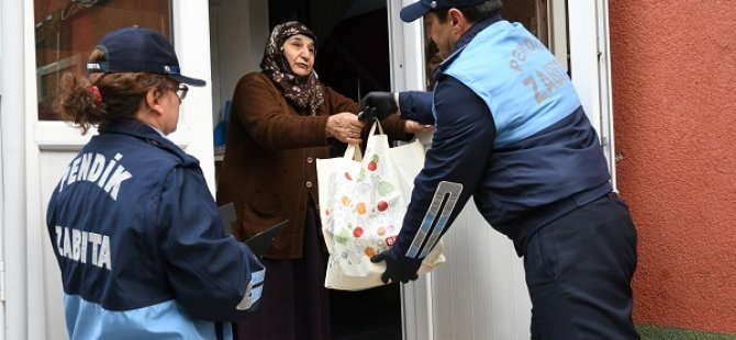 PENDİK BELEDİYESİ'NDEN YAŞLILARA YARDIM SEFERBERLİĞİ