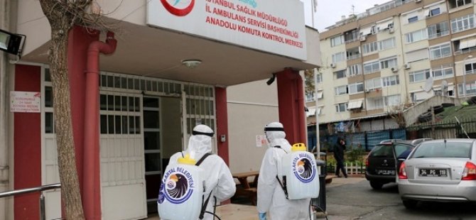 KARTAL'DA AMBULANS VE OTO SANAYİ SİTELERİ DEZENFEKTE EDİLDİ