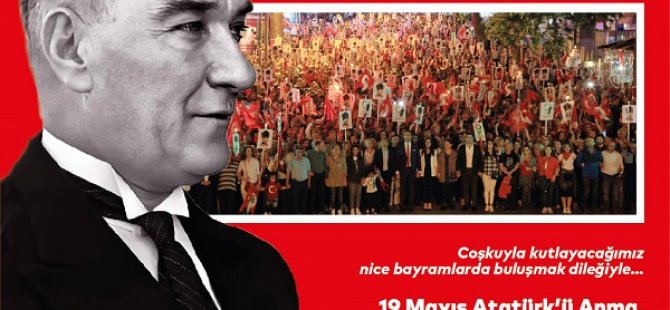 KARTAL BELEDİYESİ'NDEN 19 MAYIS ATATÜRK'Ü ANMA GENÇLİK VE SPOR BAYRAMI KUTLAMA MESAJI