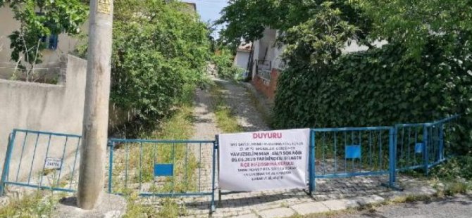 GEBZE'DE VAKALAR ARTIŞ GÖSTERİNCE BİR SOKAK KARANTİNAYA ALINDI