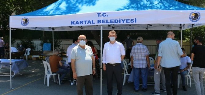 KARTAL BELEDİYESİ'NDEN KIZILAY'IN KAN BAĞIŞI KAMPANYASINA DESTEK