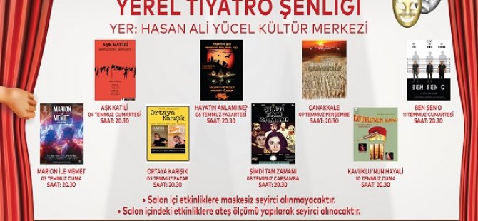 KARTAL TİYATRO OYUNLARI İLE ŞENLENECEK