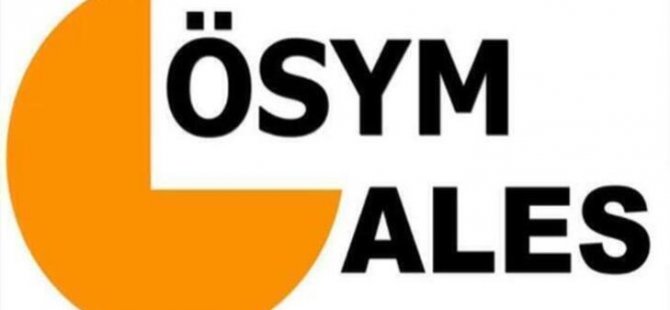 ÖSYM DUYURDU; ALES SINAV SONUÇLARI AÇIKLANDI