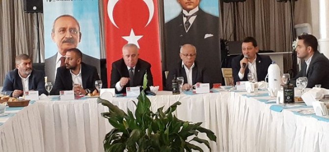 CHP KARTAL İLÇE BAŞKANI EFENDİ ARGUNŞAH ESNAF ODALARIYLA BİR ARAYA GELDİ