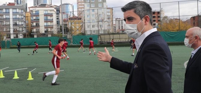 BAŞKAN GÖKHAN YÜKSEL'DEN KARTALSPOR TESİSLERİNE ZİYARET