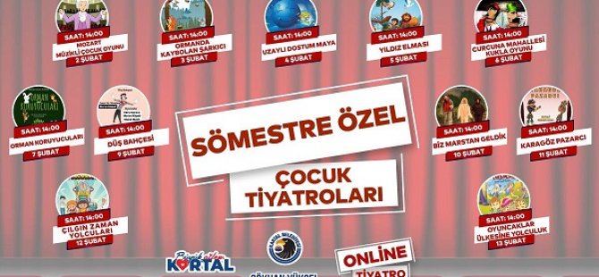 KARTAL BELEDİYESİ'NDEN ÇOCUKLARA TATİL  HEDİYESİ