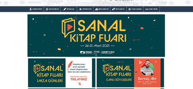 PENDİK BELEDİYESİ SANAL KİTAP FUARINA EV SAHİPLİĞİ YAPIYOR