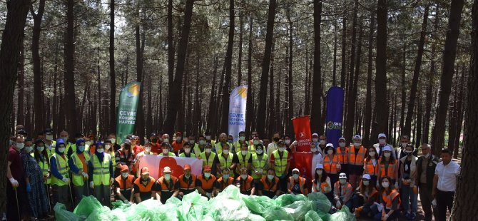 Pendik Belediyesinden Aydos Ormanında Temizlik Etkinliği