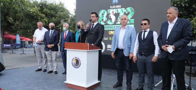 SREBRENİTSA SOYKIRIMI'NDA HAYATINI KAYBEDENLER KARTAL'DA ANILDI