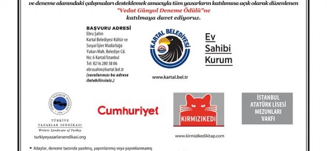 VEDAT GÜNYOL 6. DENEME YARIŞMASI İÇİN GERİ SAYIM BAŞLADI