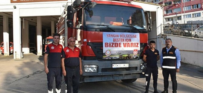 PENDİK BELEDİYESİ'NDEN MANAVGAT'A PERSONEL VE ARAÇ DESTEĞİ