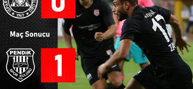 PENDİKSPOR ZİRVEDEN DÜŞMÜYOR; ISPARTA 32 SPOR:0-1PENDİKSPOR