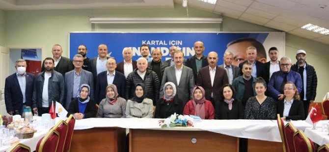 AK PARTİ KARTAL İLÇE BAŞKANLIĞI'NDAN VEFA BULUŞMASI