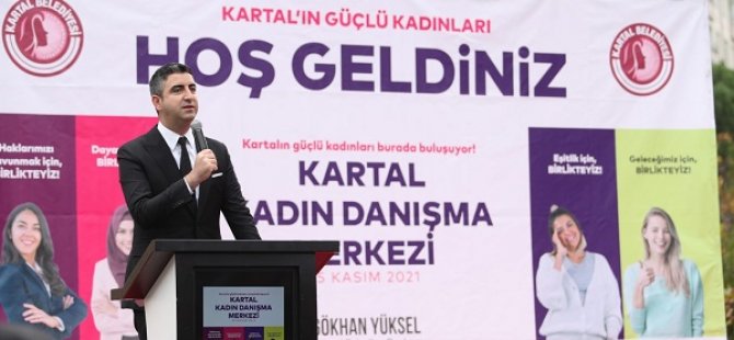 KARTAL BELEDİYESİ'NDEN 25 KASIM KADINA ŞİDDETLE MÜCADELE GÜNÜ'NDE ANLAMLI PROJE