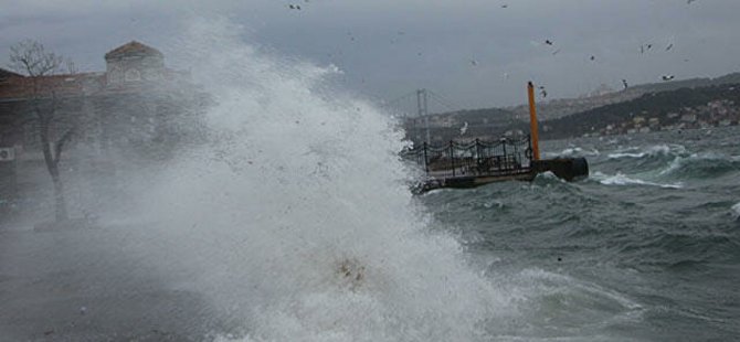 METEROLOJİ'DEN İSTANBUL İÇİ SARI KODLU LODOS UYARISI