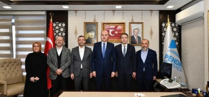 AK PARTİ GENEL BAŞKAN YARDIMCISI NUMAN KURTULMUŞ'TAN PENDİK BELEDİYESİ'NE ZİYARET