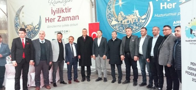 PENDİK'TE RAMAZAN COŞKUSU PENDEF'İN İFTAR PROGRAMIYLA  BAŞLADI