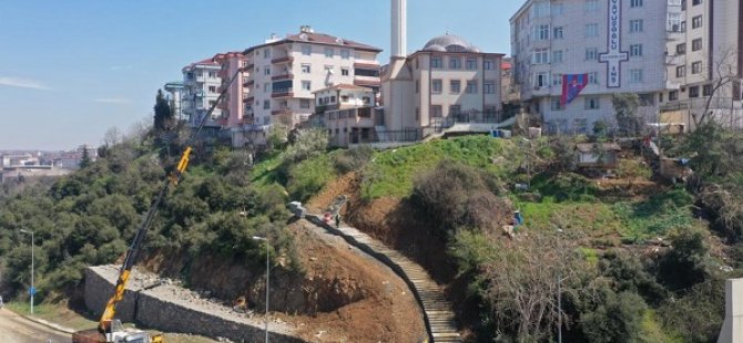 GÜZELYALI ORHANGAZİ YAYA YOLU HAYATA GEÇİYOR