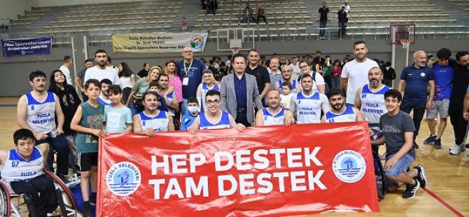 BAŞKAN YAZICI, “TUZLA HALKIYLA SPORCULARIMIZIN YANINDAYIZ”