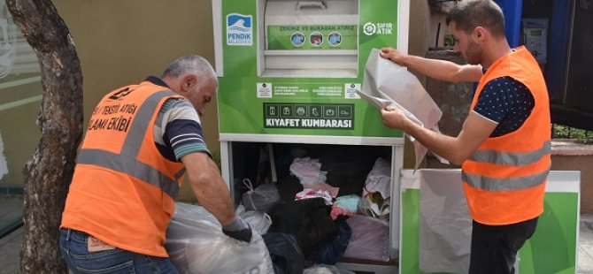 PENDİK BELEDİYESİ'NİN KIYAFET KUMBARA UYGULAMASI EKONOMİYE KAZANÇ SAĞLIYOR