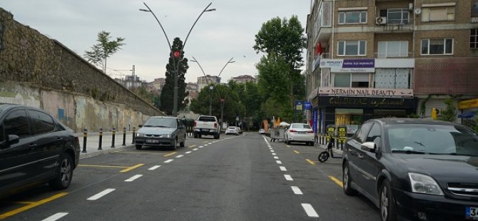 HÜRRİYET CADDESİ YENİLENEN  GÖRÜNÜMÜYLE TRAFİĞE AÇILDI