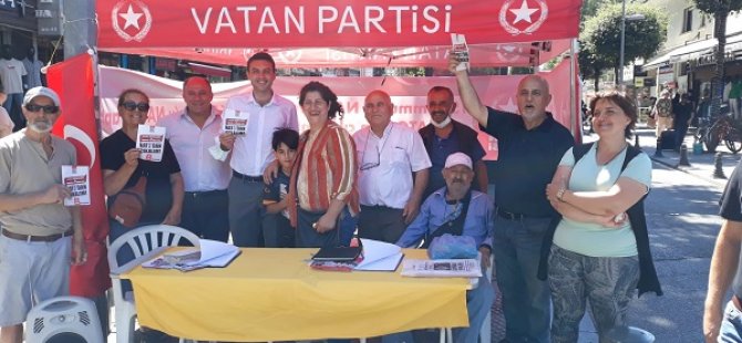 VATAN PARTİSİ PENDİK İLÇE BAŞKANLIĞI'NDAN NATO'DAN ÇIKILMASI İÇİN  İMZA ÇAĞRISI