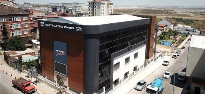 SPOR CAMİASI AHMET ÇALIK SPOR KOMPLEKSİNİN AÇILIŞINA KENETLENDİ