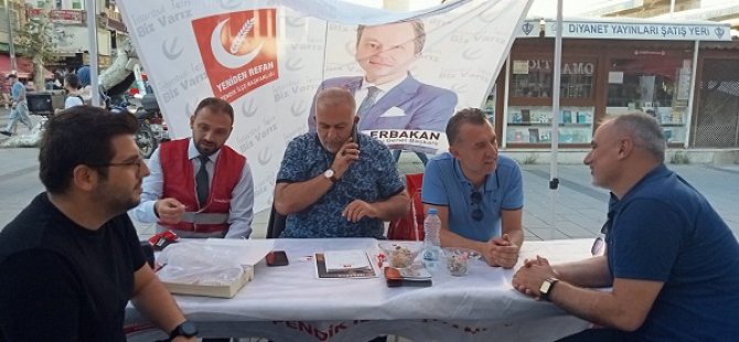 İYİ PARTİ PENDİK İLÇE BAŞKANI SÜLEYMAN TURAN'DAN YENİDEN REFAH PARTİSİ'NE ZİYARET