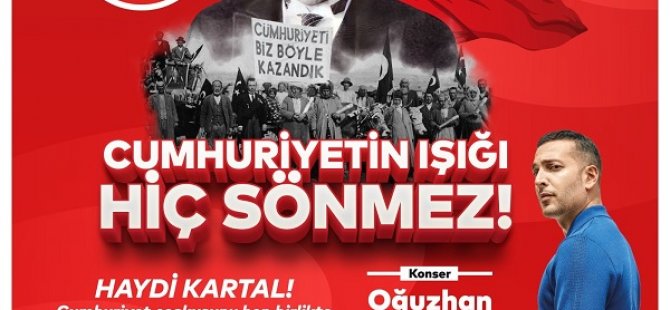 KARTAL BELEDİYESİ 29 EKİM CUMHURİYET BAYRAMI COŞKUSUNA HAZIRLANIYOR