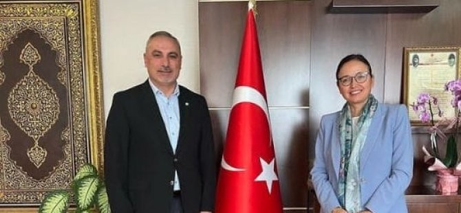 İYİ PARTİ PENDİK İLÇE BAŞKANI SÜLEYMAN TURAN'DAN KAYMAKAM HÜLYA KAYA'YA ZİYARET