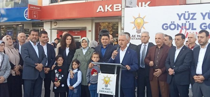 AK PARTİ ÜMRANİYE İLÇE BAŞKANLIĞI 'YÜZ YÜZE 100 GÜN' PROGRAMI'NDA HALKLA BULUŞTU