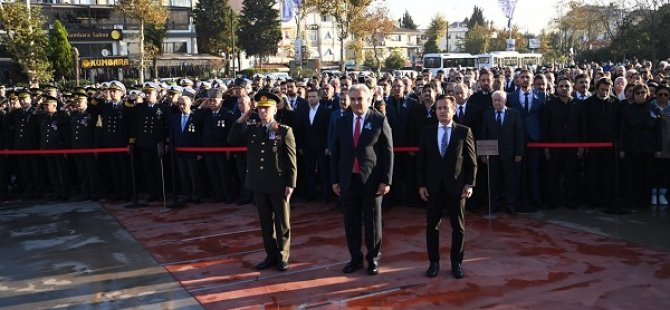 GAZİ MUSTAFA KEMAL ATATÜRK ÖLÜMÜNÜN 84. YILINDA TUZLA'DA TÖRENLERLE ANILDI