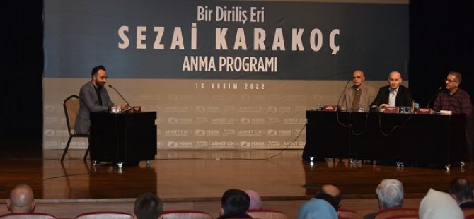 SEZAİ KARAKOÇ ÖLÜMÜNÜN BİRİNCİ YILINDA PENDİK'TE YAD EDİLDİ