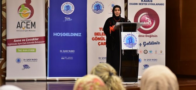 TUZLALI KADINLARA KADES'LE ŞİDDETTEN KORUNMANIN YÖNTEMLERİ ANLATILDI