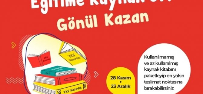 PENDİK BELEDİYESİ'NDEN 'EĞİTİME KAYNAK OL' KAPMANYASI