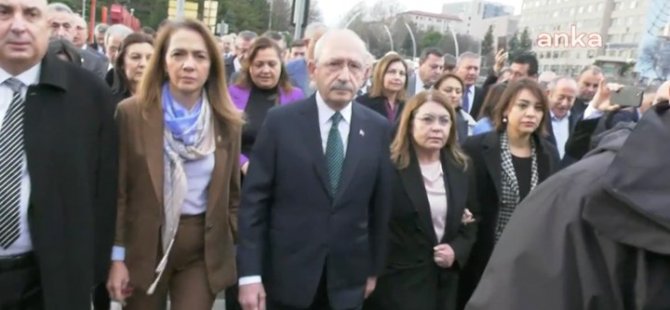 CHP GENEL BAŞKANI KEMAL KILIÇDAROĞLU ÇOCUK İSTİSMARINA KARŞI ADALET BAKANLIĞI'NA YÜRÜDÜ