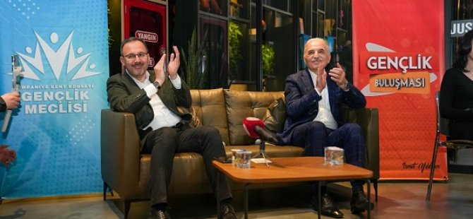 GENÇLİK VE SPOR BAKANI MEHMET MUHARREM KASAPOĞLU ÜMRANİYEDE GENÇLERLE BİR ARAYA GELDİ