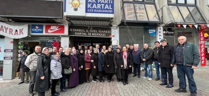 AK PARTİ TEŞKİLATI ADAYLIK BAŞVURUSU YAPAN  EBUBEKİR TAŞYÜREK'İ YALNIZ BIRAKMADI