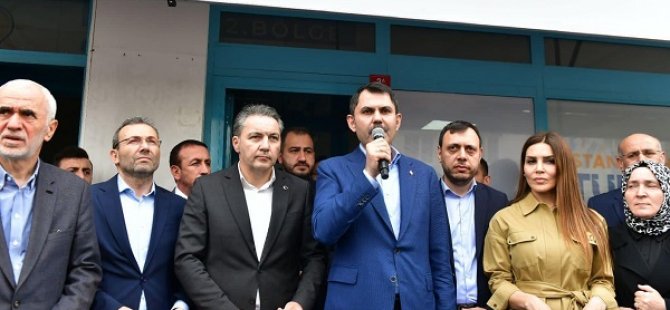 BAKAN MURAT KURUM  AK PARTİ PENDİK 2. BÖLGE SKM MERKEZİNİ AÇTI