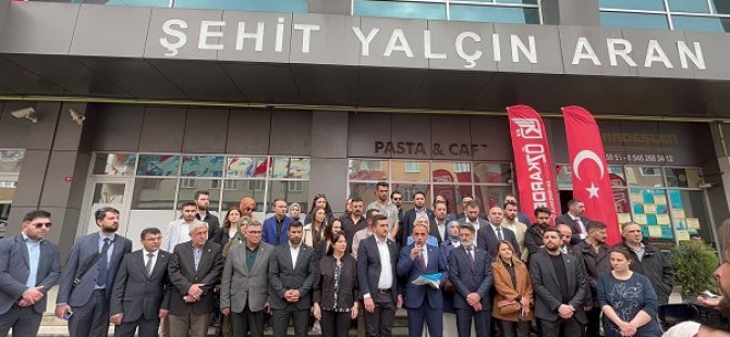 GENÇLİK BULUŞMASI İPTAL EDİLEN DEVA PARTİSİ PENDİK İLÇE BAŞKANLIĞINDAN BASIN  AÇIKLAMASI