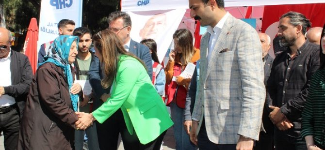 CHP İSTANBUL 1.BÖLGE MİLLETVEKİLİ ADAYI GAMZE AKKUŞ İLGEZDİ KARTAL'DA ESNAFLARI ZİYARET ETTİ